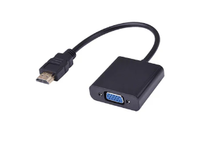 ADAPTADOR ARGOM HDMI-MACHO A VGA-HEMBRA