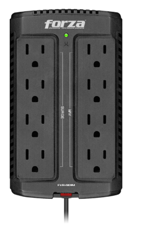 REGULADOR FORZA 900VA/450 WATTS 8 SALIDAS