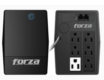UPS FORZA 750VA/375 WATTS 6 SALIDAS