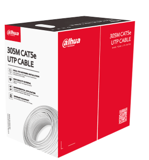 CABLE DAHUA INTERIOR CAT5E UTP FULL 100% COBRE BLANCO 305MTS