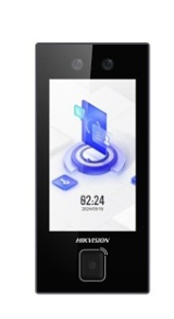 CONTROL DE ACCESO HIKVISION FRONTAL,PANTALLA TACTIL LCD DE 4,5 PULGADAS,DUAL CAMERA,IP65 12MG