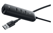 HUB UGREEN USB 3.0 4 PUERTOS USB 0.25M (NEGRO)