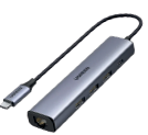 HUB UGREEN USB 10 PUERTOS (GRIS)