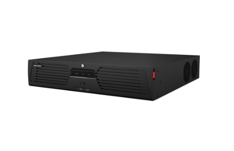 NVR HIKVISION 64CH ACUSENSE, 8K, 8SLOT HDD 2 PUERTOS DE RED SOPORTA RAID CON HOT SWAP HDMI EN 8K SPORTA POS