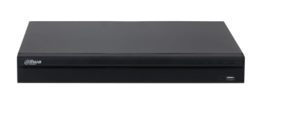 NVR DAHUA 32CH 16 POE ALARM 8 MP 4K 32 CANALES IP 16 PUERTOS POE RENDIMIENTO DE 160 MBPS SMART H.265+ 2 BAHÍAS DE DISCO DURO 4&2 E&S DE ALARMA SOPORTA CÁMARAS WIZSENSE 2 CANALES SMD PLUS