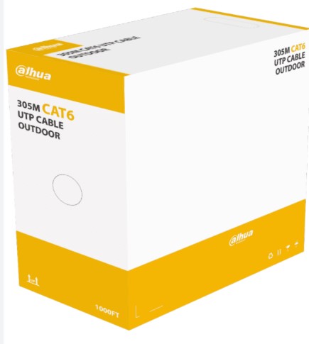 CABLE DAHUA EXTERIOR CAT6 UTP CCA HQ