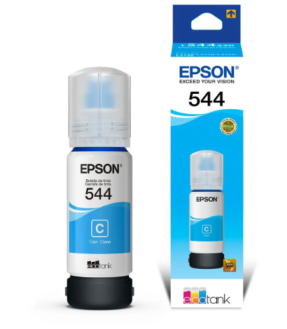 [T544220-AL] BOTELLA DE TINTA EPSON CYAN PARA ECOTANK L1110, L3110, L3150, L3250, L5590,
