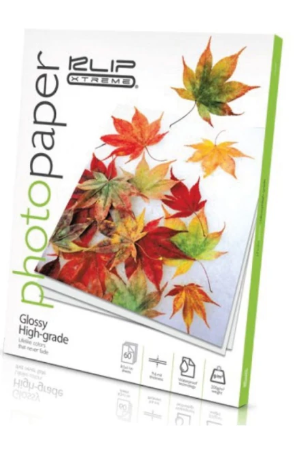 [KPG-160] PAPEL PARA FOTO KLIP GLOSSY BRILLANTE TAMAÑO 8.5X11" 60 HOJAS
