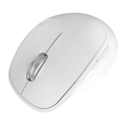 [KMB-501WH] MOUSE BLUETOOTH KLIP DUOTRAK 6 BOTONES ERGONOMICO COLOR BLANCO