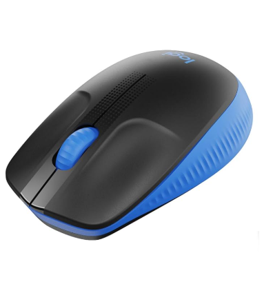 [M190BL] MOUSE INALAMBRICO LOGITECH OPTICO M190 1000DPI NEGRO AZUL