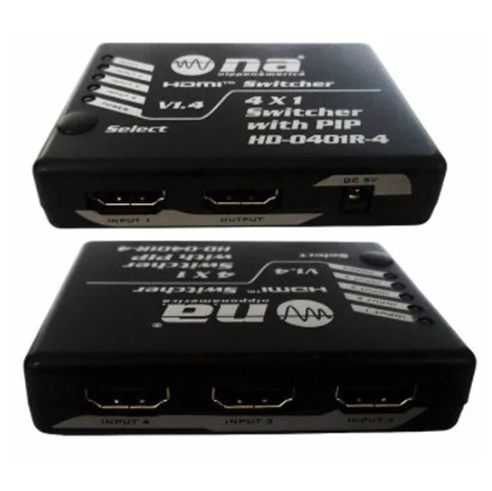 [HD-0401R-4] SWITCH HDMI NIPPON AMERICA 4X1 WITH