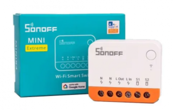 [MINIR4] INTERRUPTOR INTELIGENTE DOBLE MINIR4 SONOFF, REQUIERE LINEA NEUTRA