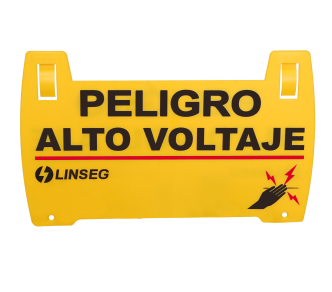[LETRERO] ROTULOS DE CERCA ELECTRICA LINSEG PELIGRO ALTO VOLTAJE