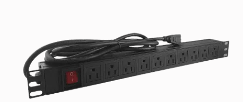 [CFU10H1U-B-H1U-3.0] PDU DE 10 TOMAS, HORIZONTAL, 1U, 2MTS
