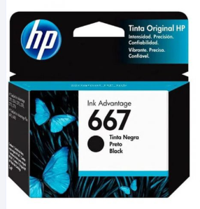 [667N HP] CARTUCHO ORIGINAL HP 667 NEGRO 3YM79AL