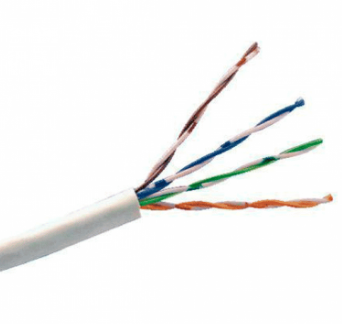 [DH-PFM920I-6UN(UNIDAD)] CABLE DAHUA INTERIOR CAT6 UTP FULL 100% COBRE BLANCO UNIDAD POR METRO