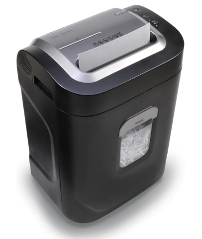 [RY89106U] TRITURADORA DE PAPEL ROYAL 1620MX 16 HOJAS DE PAPEL GRAPAS TARJETAS DE CREDITO Y CD 26.5LITROS