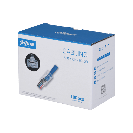 [DH-PFM976-531-PT] CONECTOR DAHUA RJ45 PASS CAT5E SIN BLINDAJE