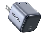 [90902] ADAPTADOR DE CORRIENTE USB-C UGREEN CARGA RAPIDA 20W (NEGRO)