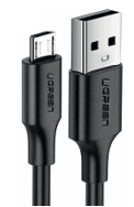 [60138] CABLE USB 2.0 UGREEN A MICRO USB 2M (NEGRO)