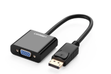 [DP109] CONVERTIDOR DISPLAYPORT A VGA NEGRO DP109 UGREEN