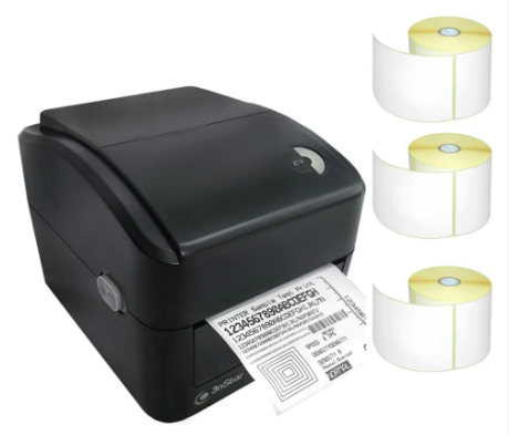 [LDT114] IMPRESORA 3NSTAR  LDT114 TERMICA USB 108MM 203DPI PARA ETIQUETAS NEGRA CON CORTADORA